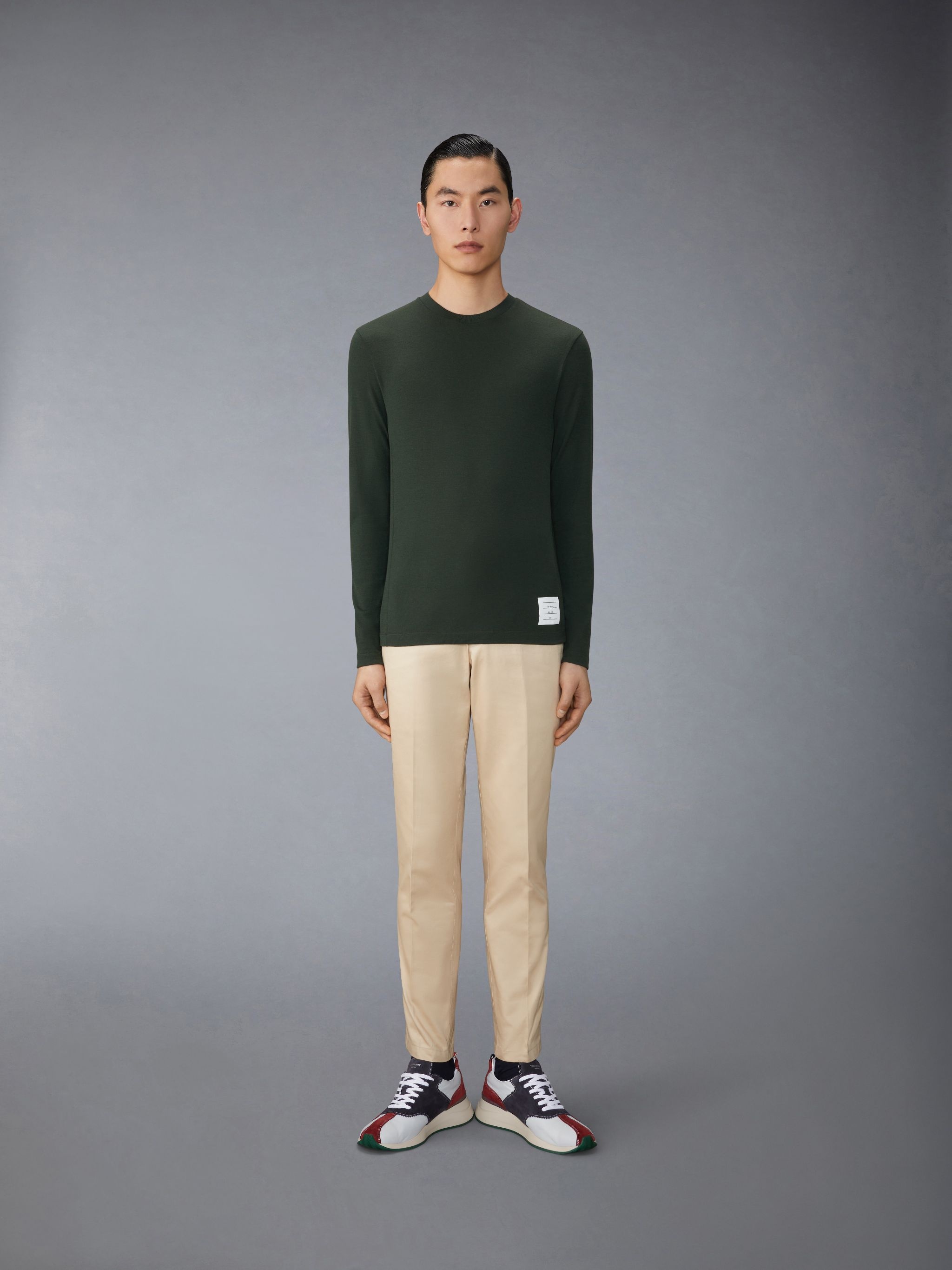 4-Bar Stripe intarsia-knit jumper - 3