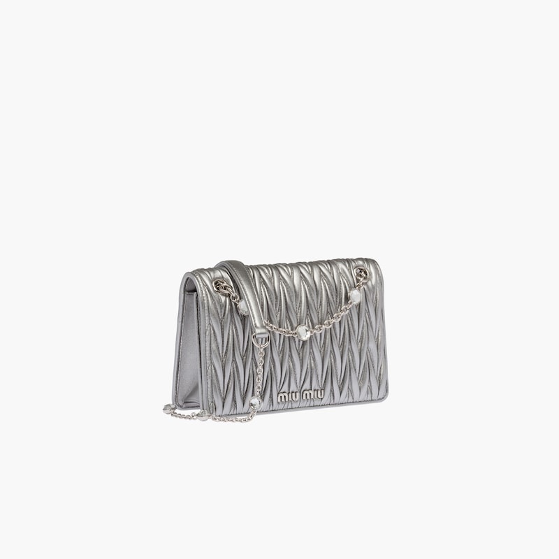 Matelassé nappa leather mini-bag - 5