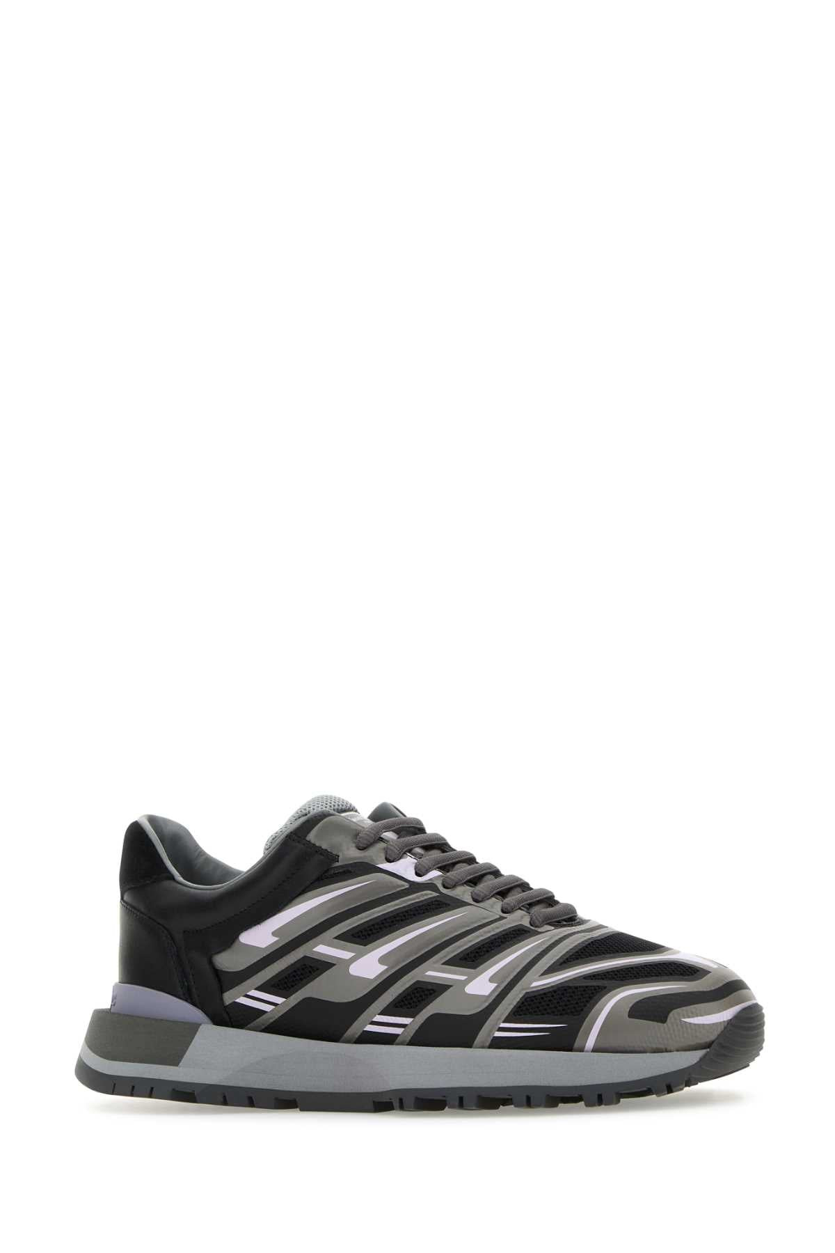 Maison Margiela Men Multicolor Mesh And Rubber 50-50 Sneakers - 2
