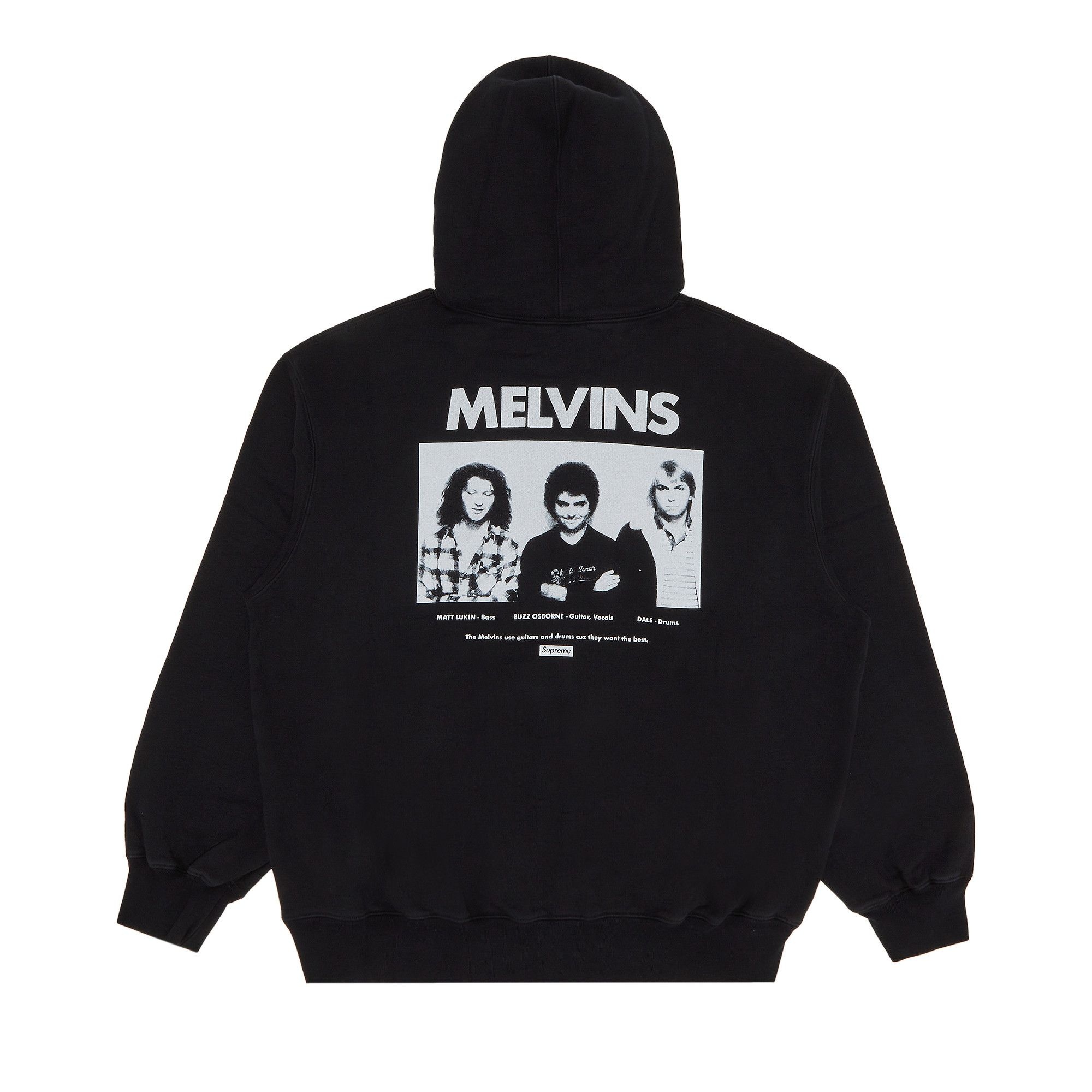 Supreme x Melvins Hooded Sweatshirt 'Black' - 2