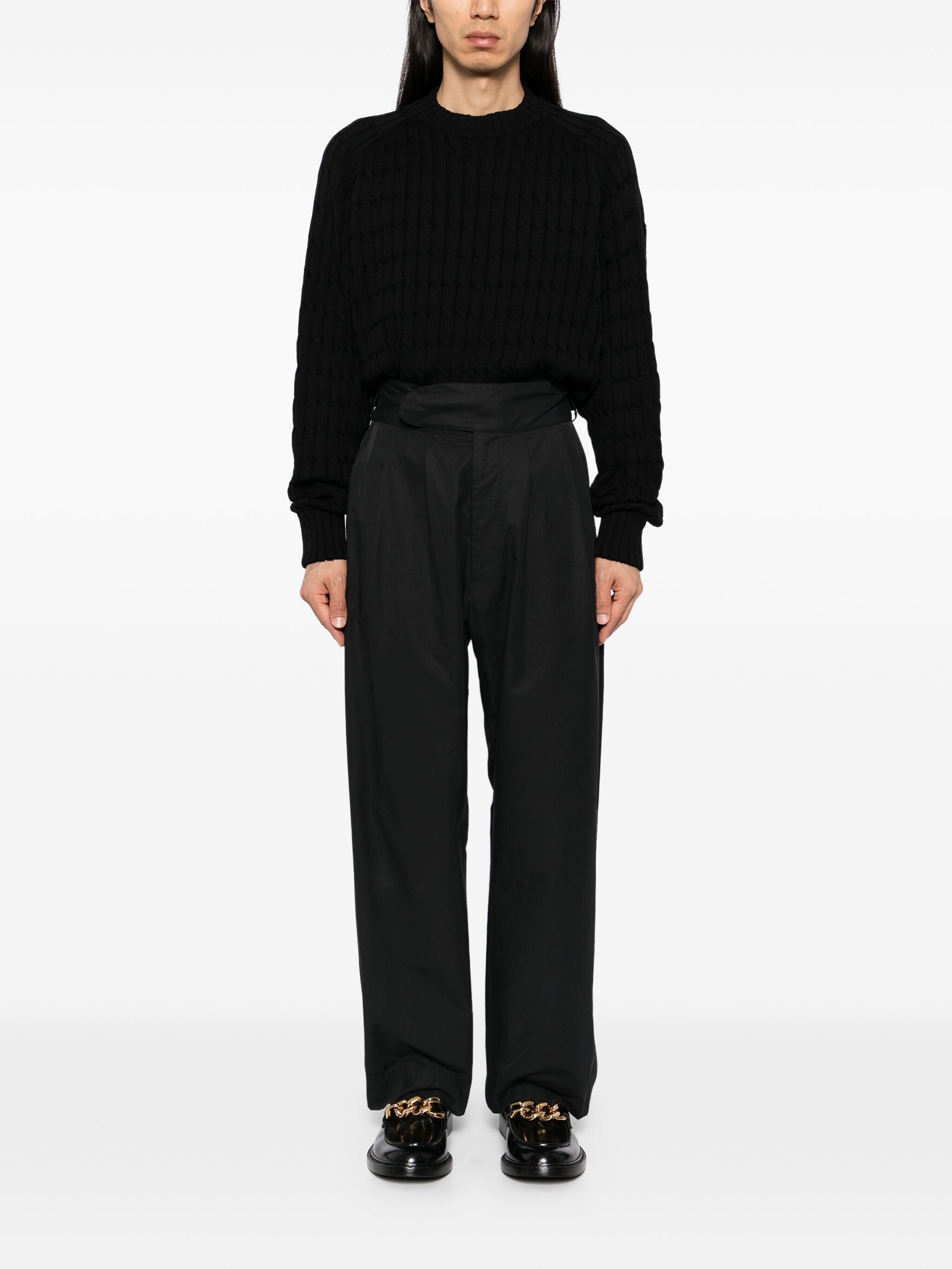 CABLE-KNIT PULLOVER SWEATER - 2