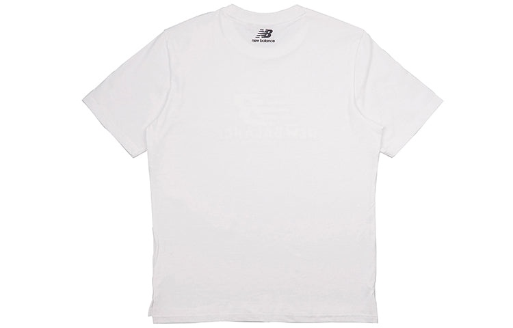 New Balance Men's New Balance Athleisure Casual Sports Round Neck Short Sleeve Version White NEA2303 - 2