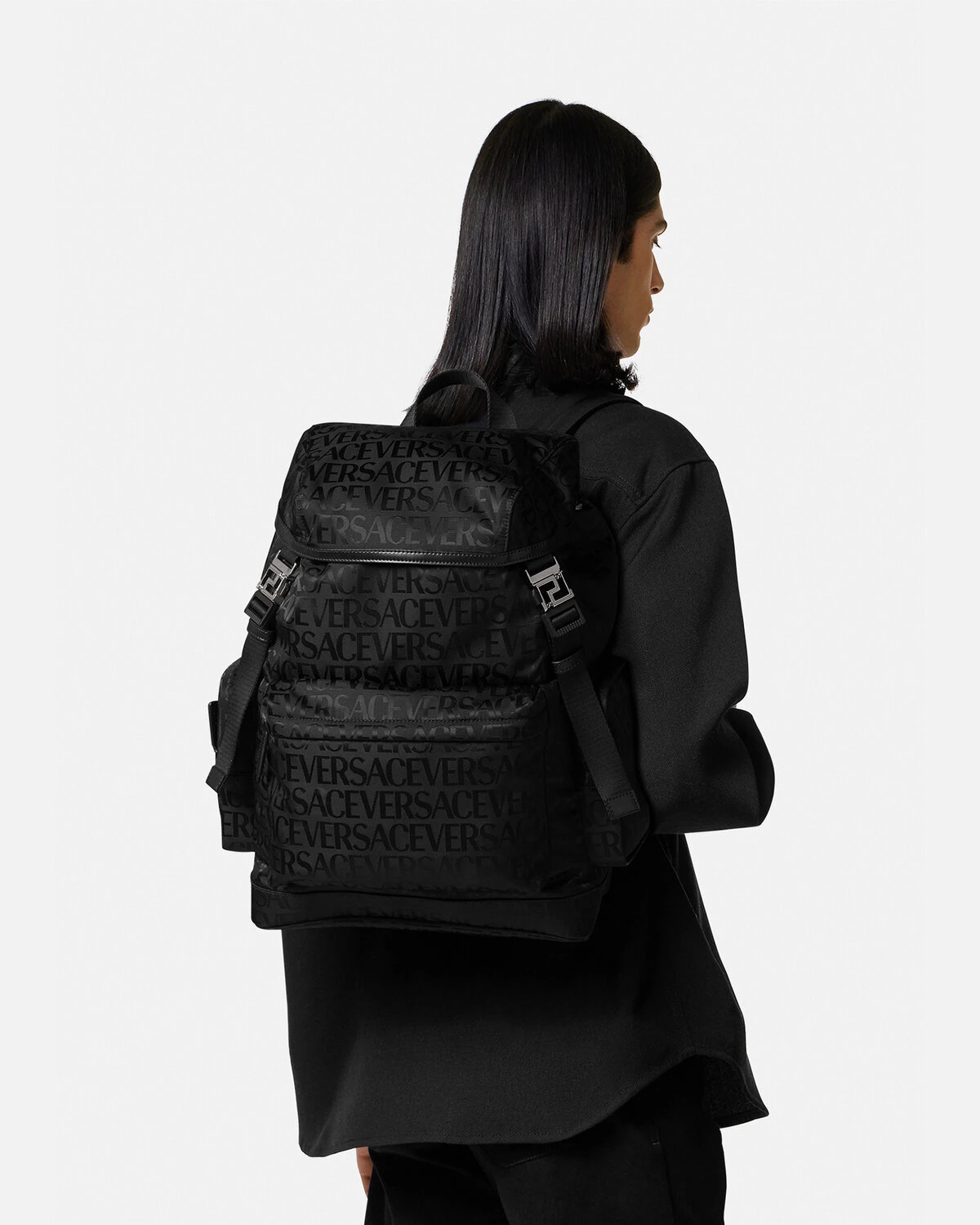 Versace Allover Neo Nylon Backpack - 6