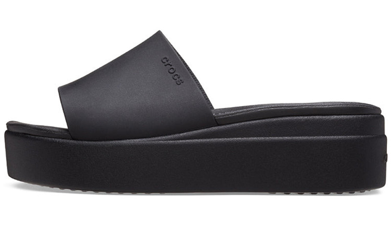 crocs (WMNS) Crocs Brooklyn Slide 'Black' 208728-001 outlook