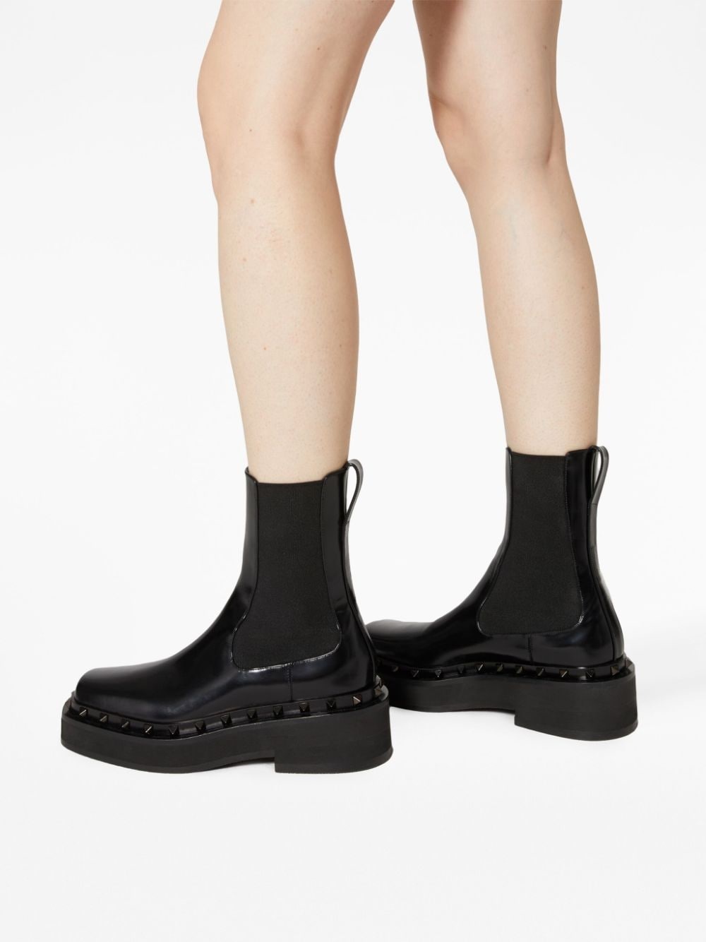 M-Way Rockstud Beatle leather boots - 6