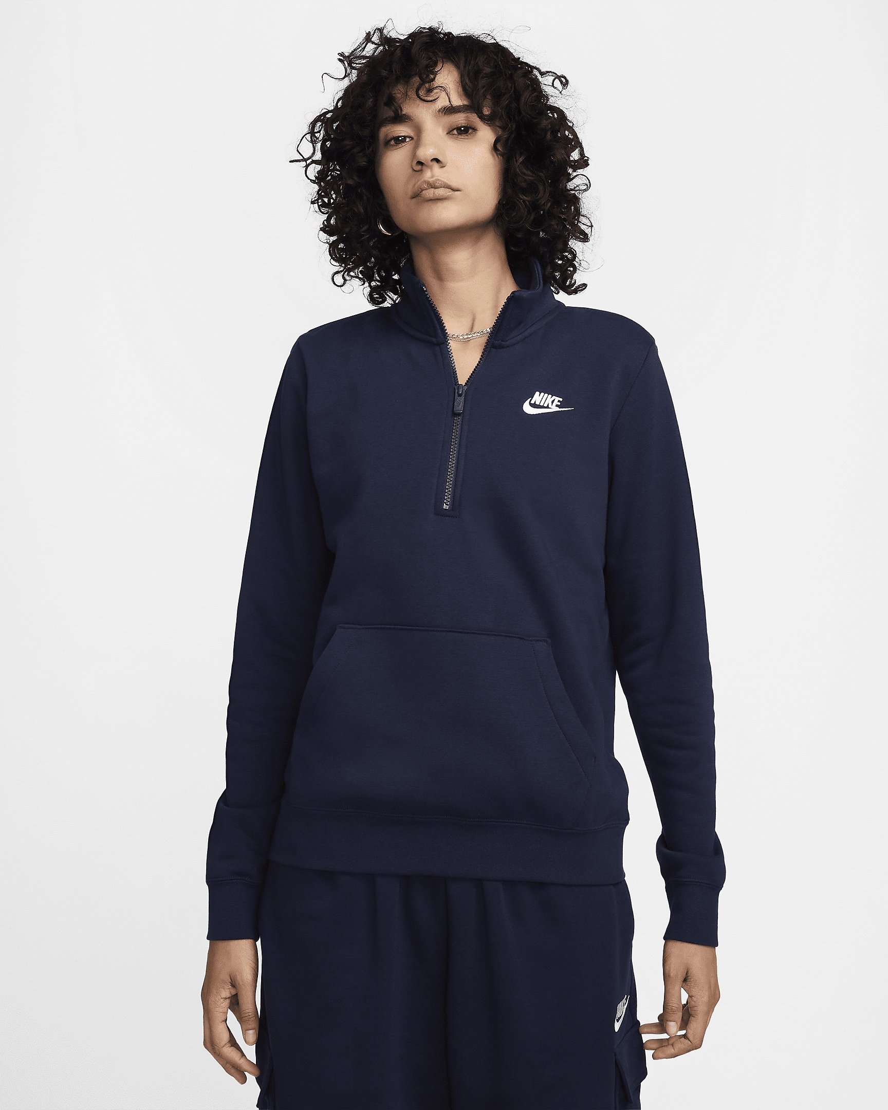 Nike Swoosh Women's Sweatshirt Nike Super Oversized Blue