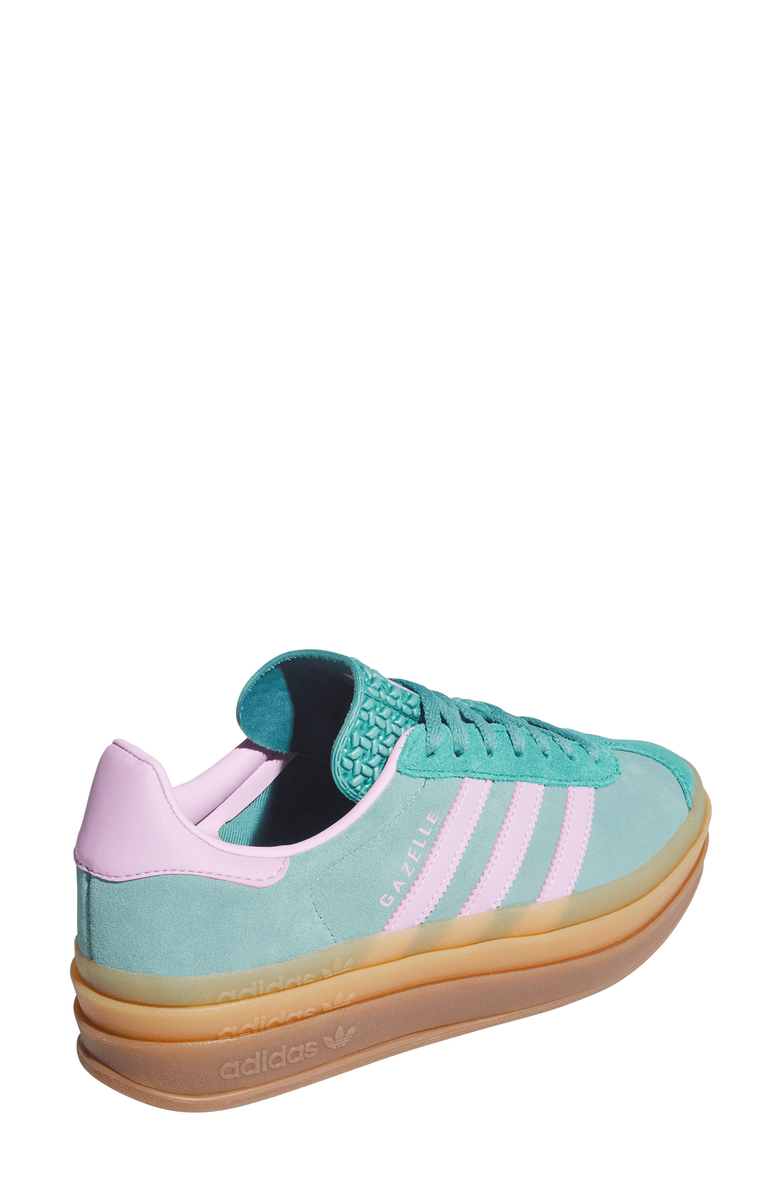 adidas Gazelle Bold Platform Sneaker in Powder Teal/Lilac/Pure Teal at Nordstrom - 2