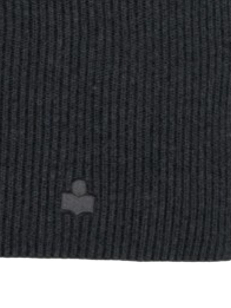 Isabel Marant logo-patch scarf outlook