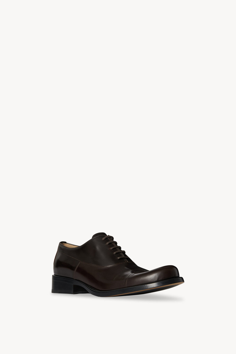 The Row Kai Derby Shoe in Leather outlook