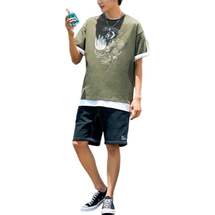 Converse Desert Neighbors Tee 'Olive Green' 10023791-A02 - 3