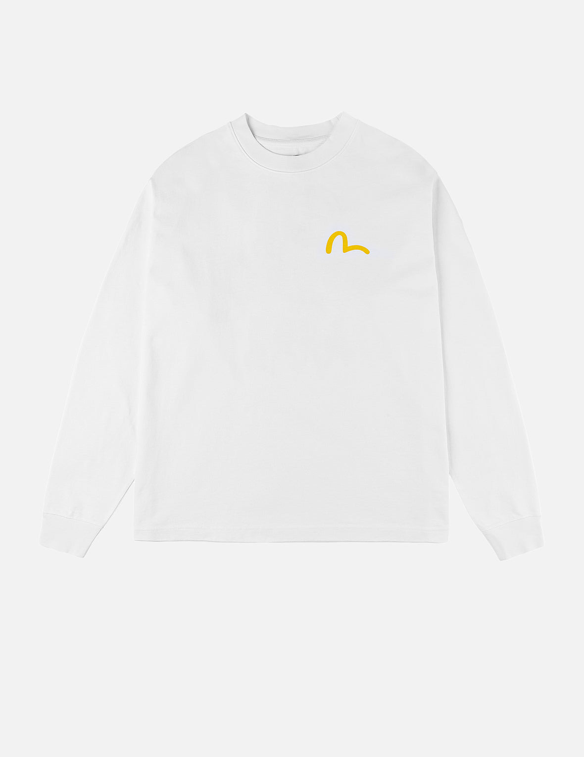 Seagull and Rubber Legs Print Relax Fit Long-sleeve T-shirt - 4