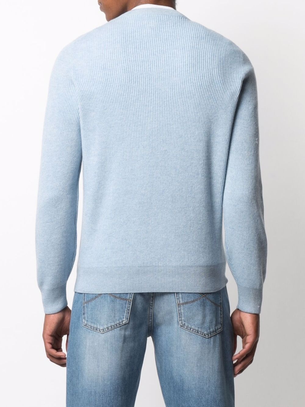 crew-neck virgin wool-blend jumper - 4