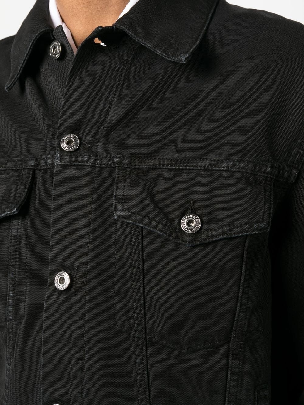 long-sleeve denim jacket - 5