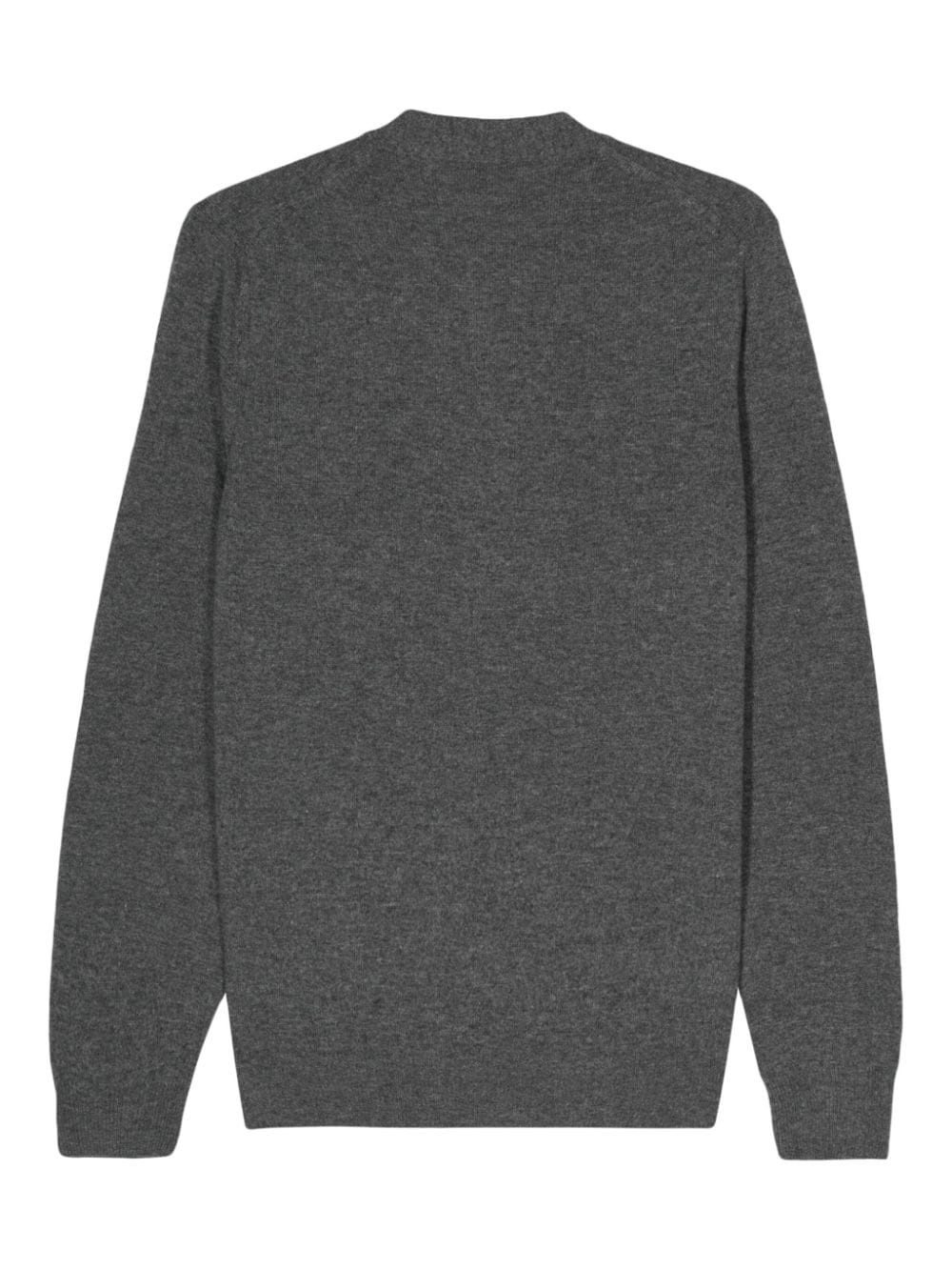 heart-patch wool cardigan - 2