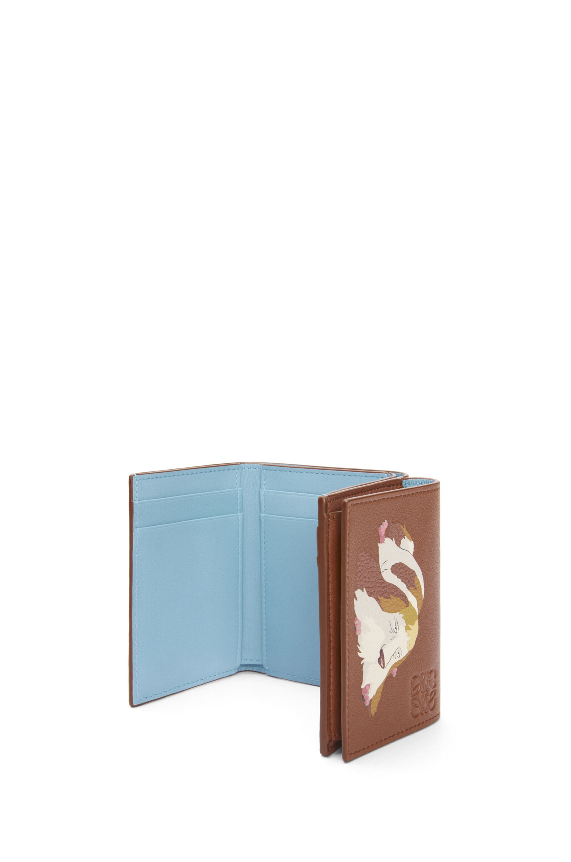 Heen trifold wallet in classic calfskin - 4