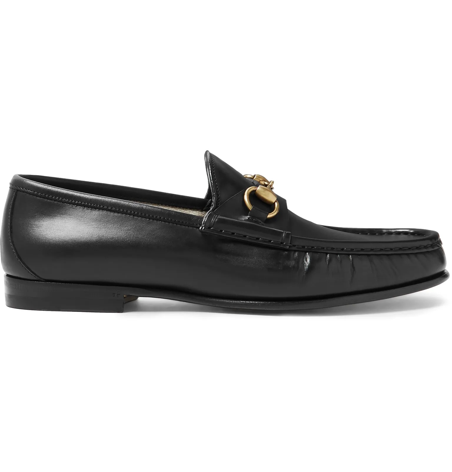 Easy Roos Horsebit Collapsible-Heel Leather Loafers - 1