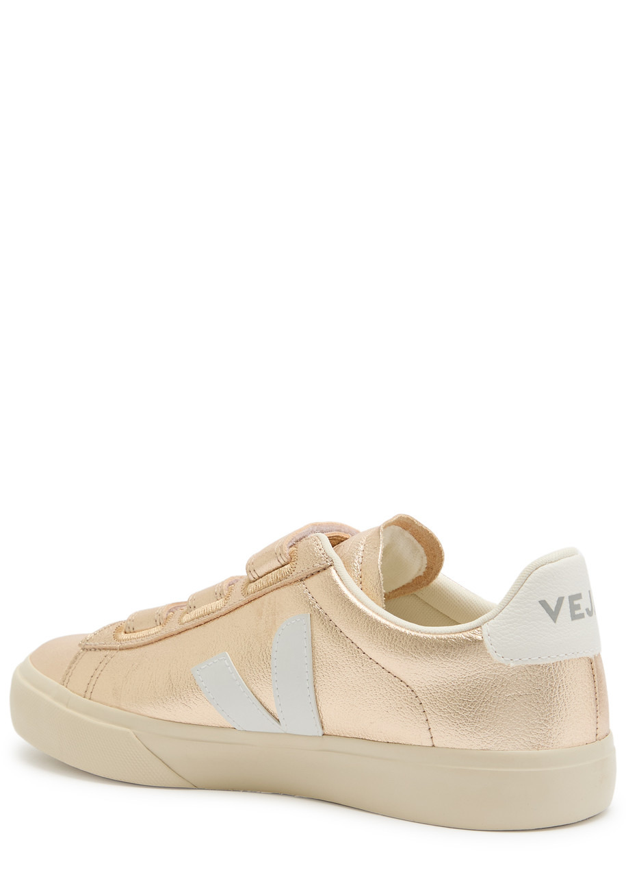 Veja Recife Metallic Leather Sneakers - 2