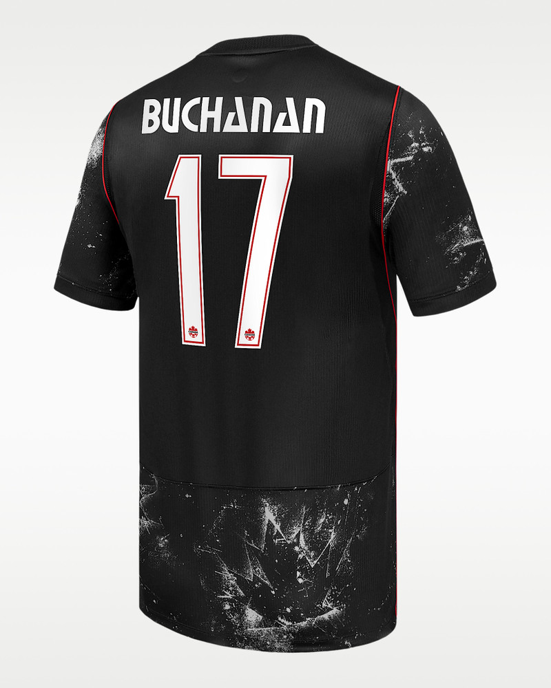 Tajon Buchanan Canada Soccer 2026 Stadium Away Men's Nike Dri-FIT Soccer Jersey 1