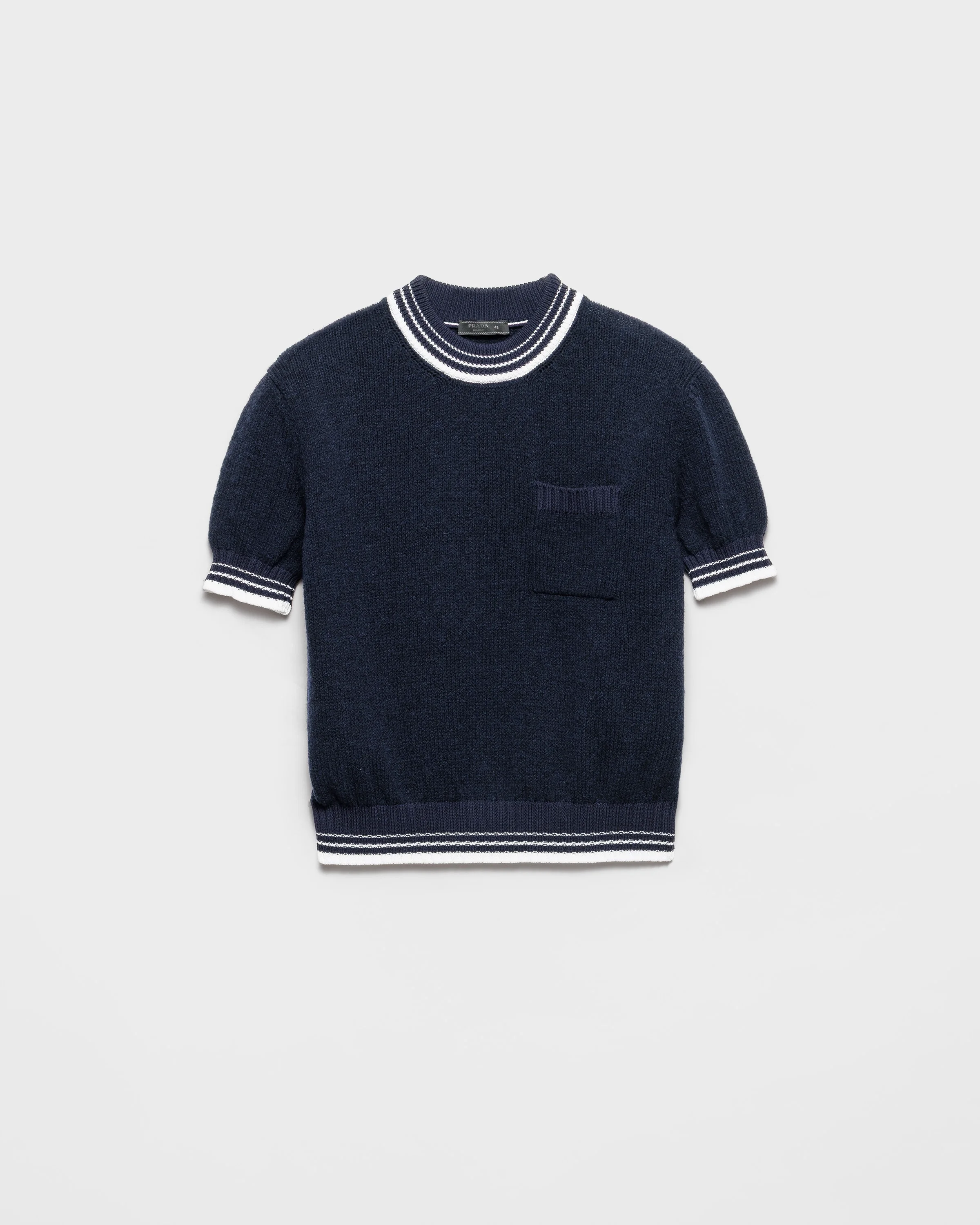 Shetland wool crew-neck sweater - 1