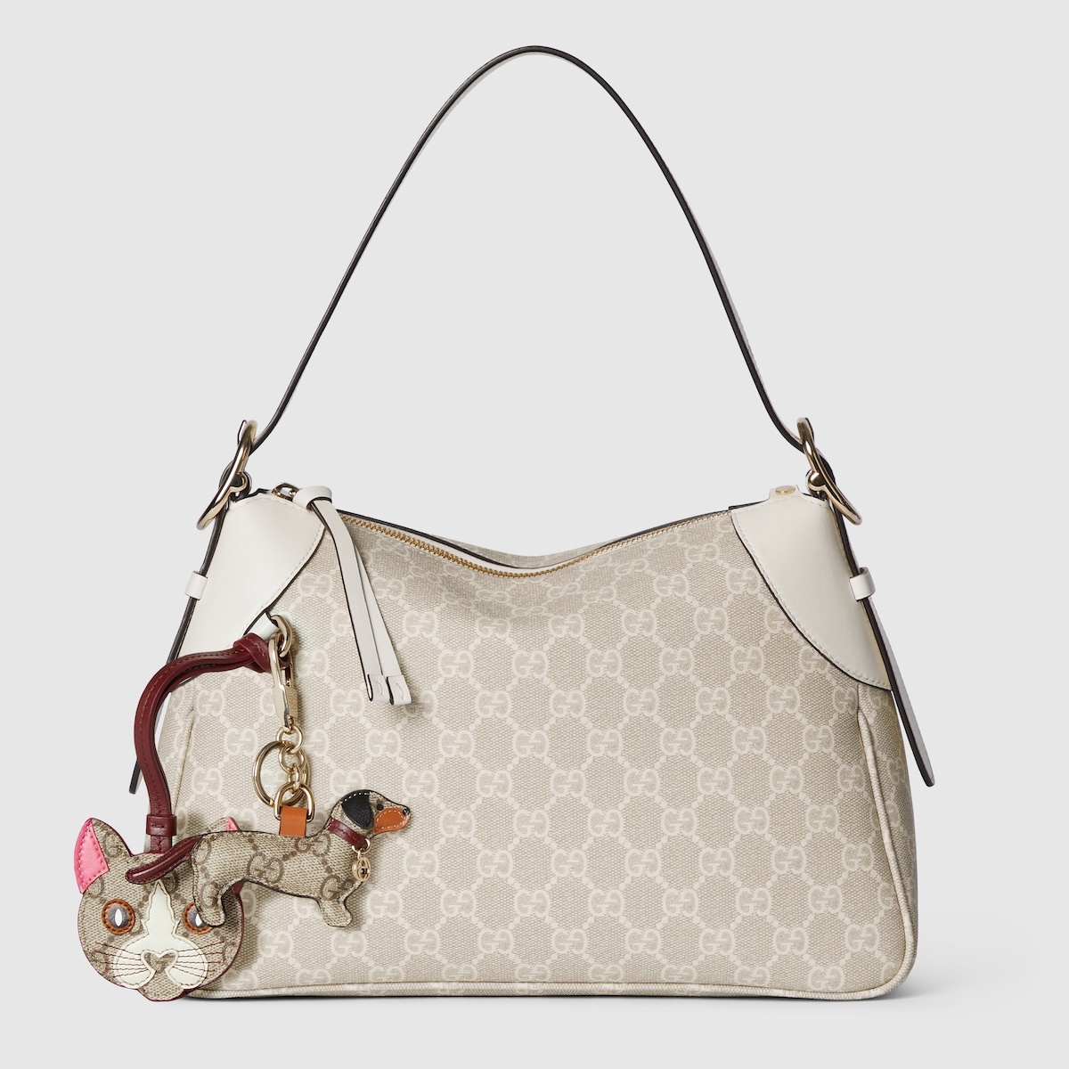 GG Emblem medium shoulder bag - 6