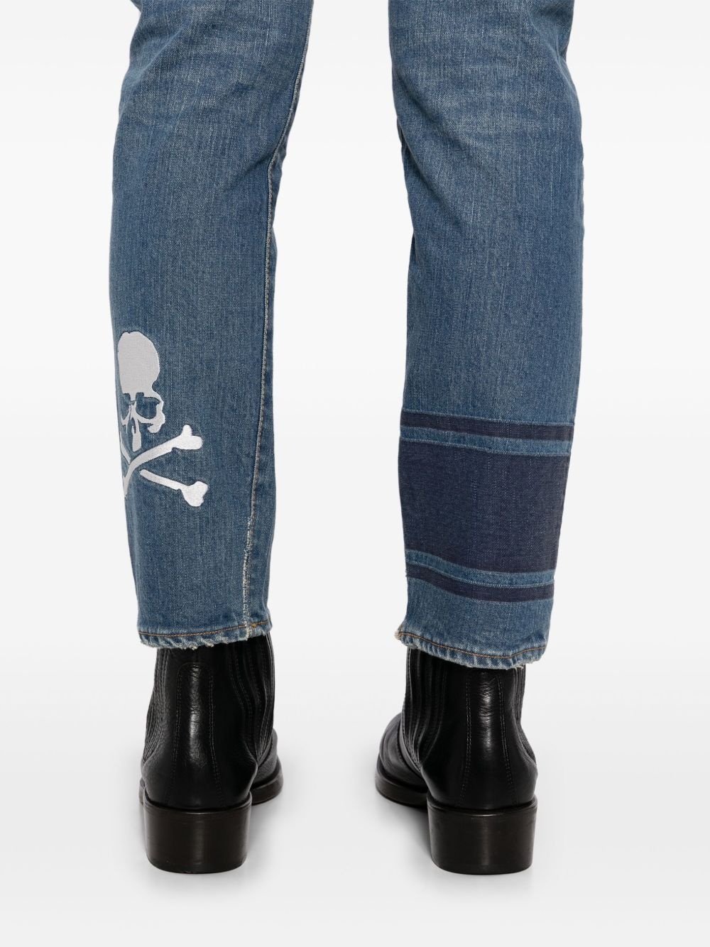 stripe-detail jeans - 5