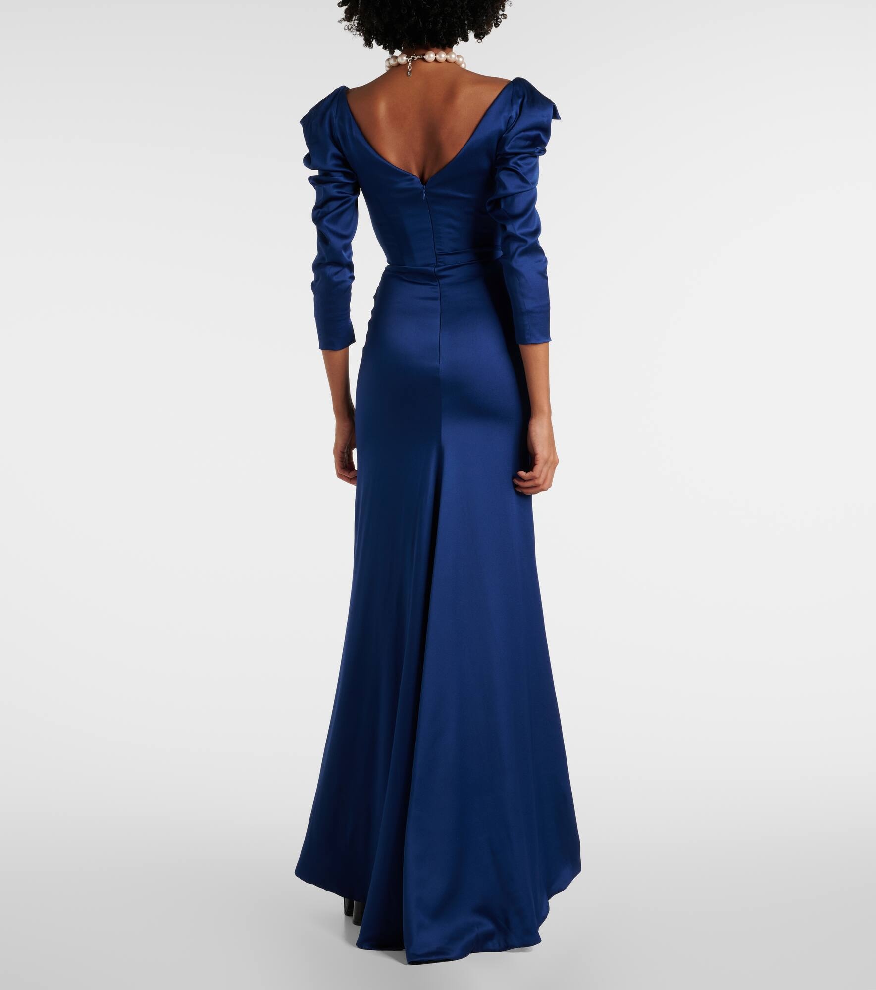 Bridal Astral satin corset gown - 3