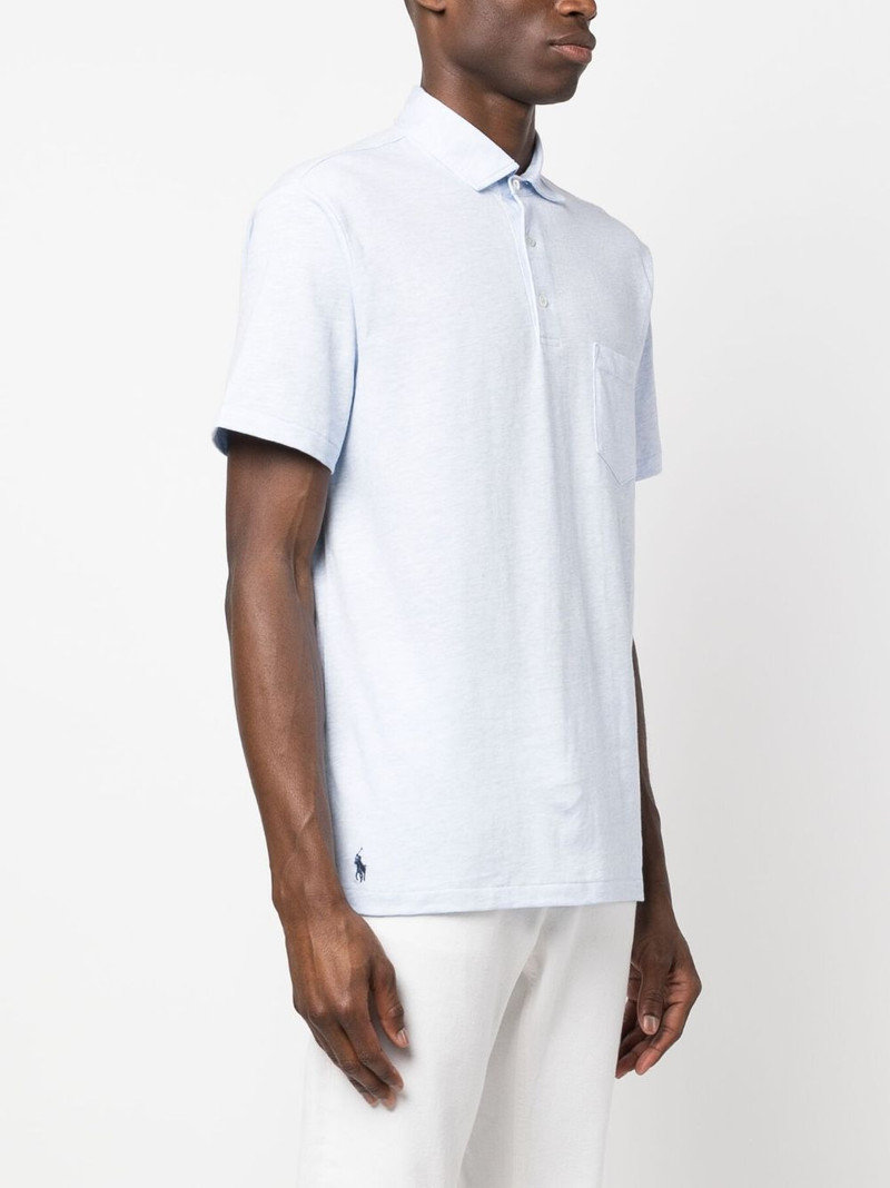 embroidered-logo short-sleeve polo shirt 3