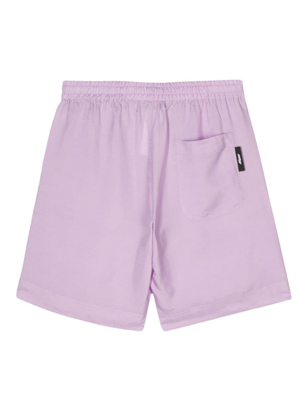 logo-embroidered shorts - 2