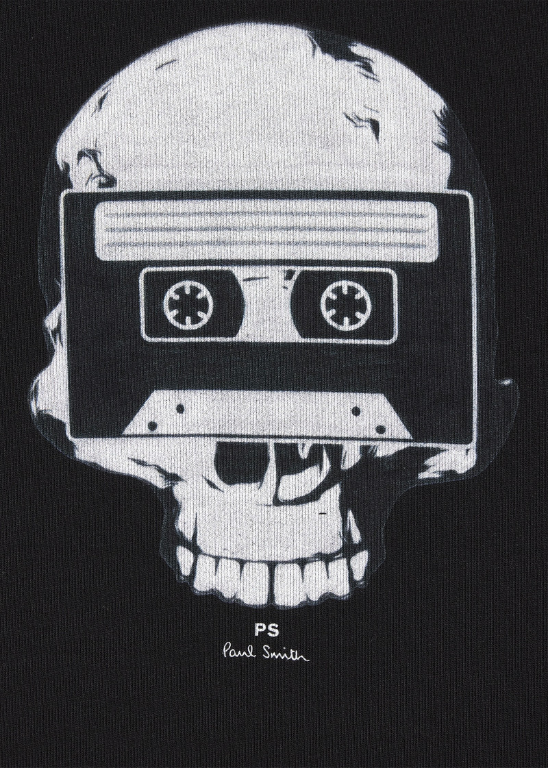 Paul Smith Black 'Skull Tape' Sweatshirt outlook