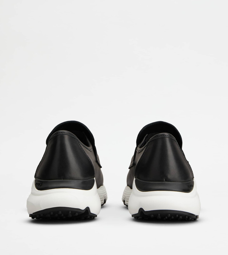 Tod's SPORTY LOAFERS IN LEATHER - BLACK outlook
