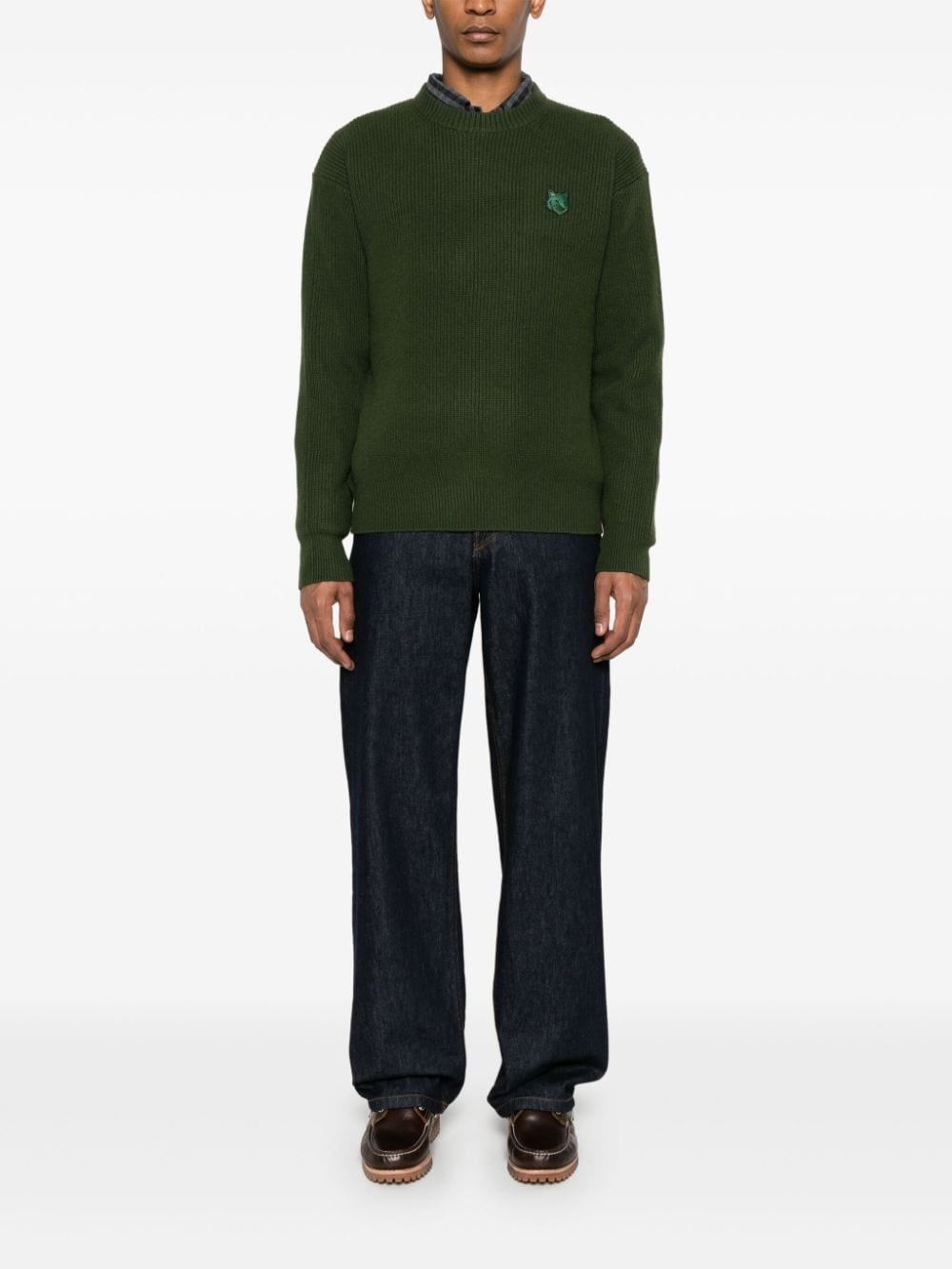 fox-motif sweater - 2
