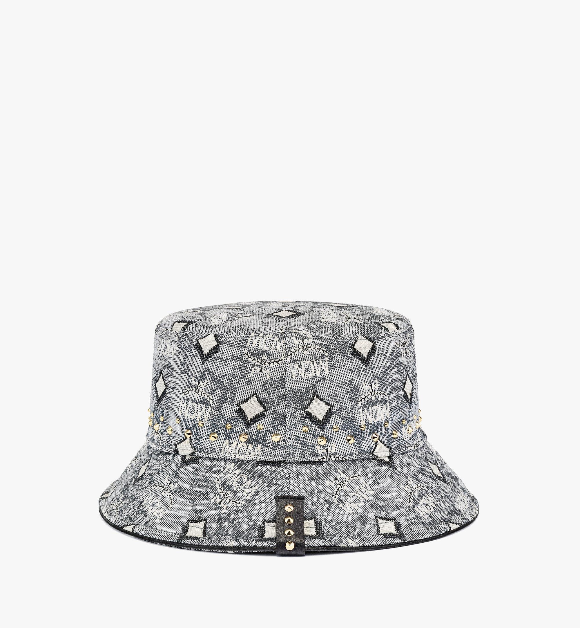 Bucket Hat in Studded Vintage Monogram Jacquard - 3