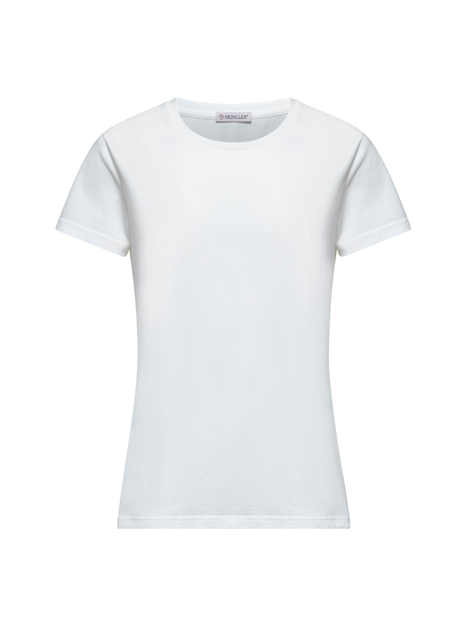 White jersey logo patch T-shirt - 1