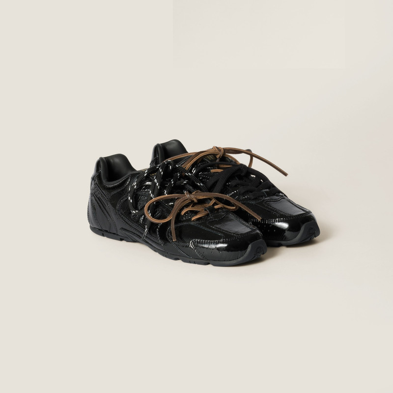 New Balance X Miu Miu 530 SL patent leather sneakers 1