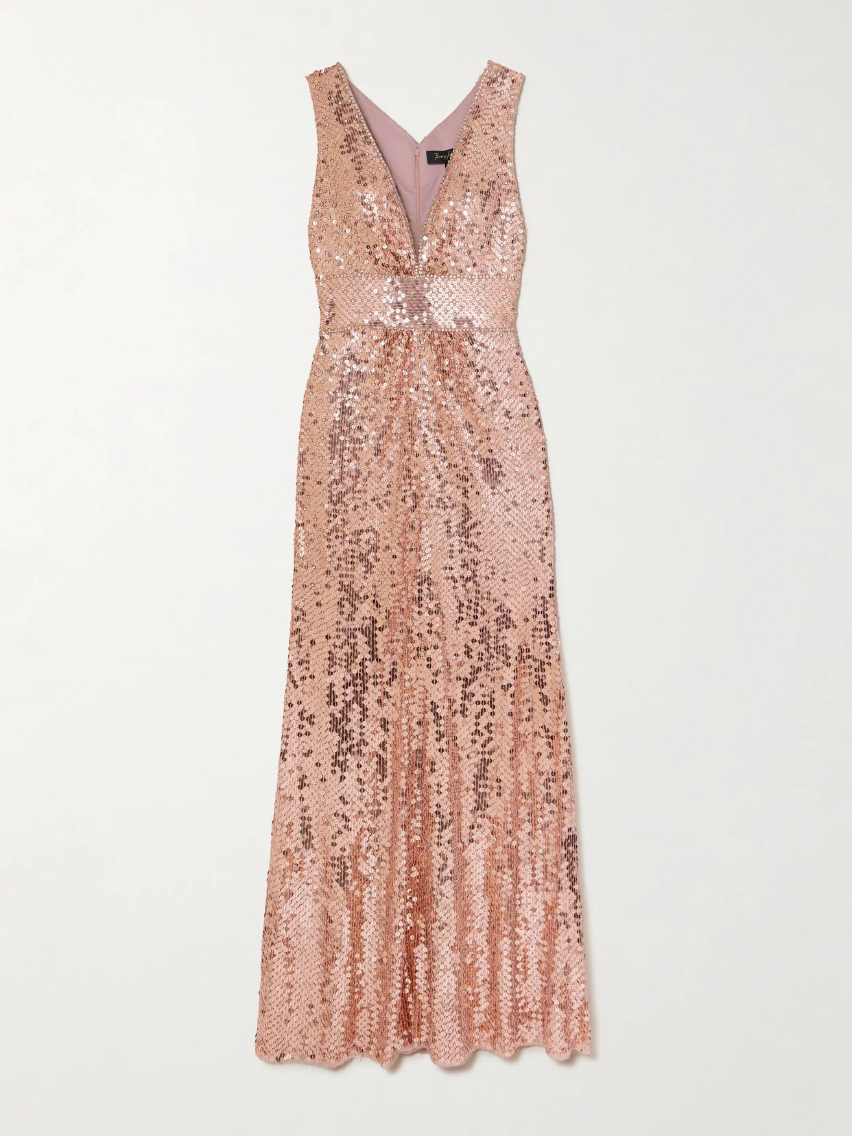 Supernova Embellished Sequined Tulle Gown - 1