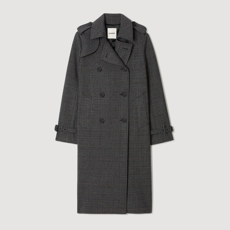 RHINESTONE TRENCH COAT 1