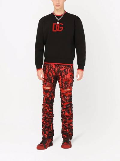 Dolce & Gabbana logo-print jumper outlook