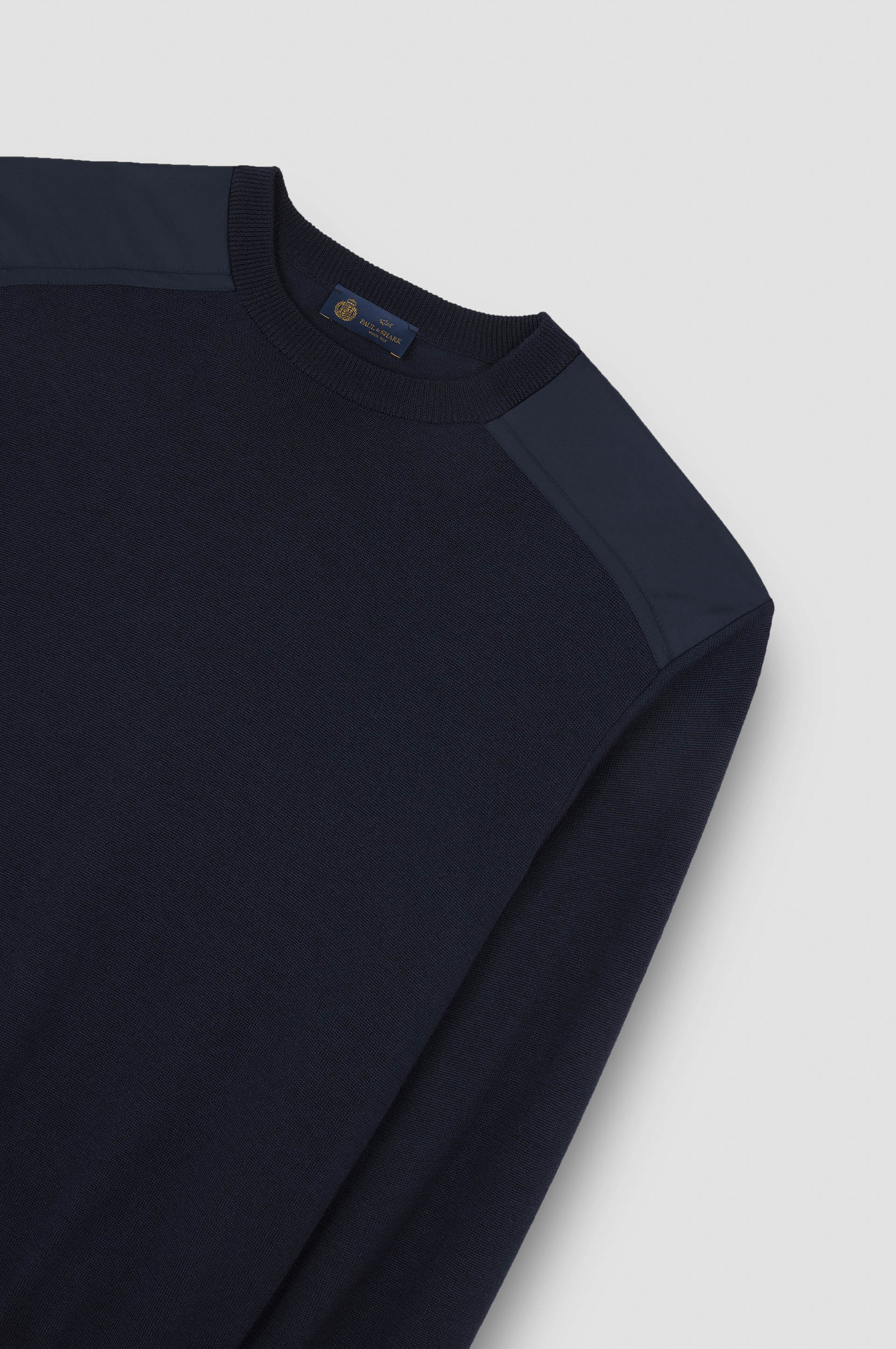 WOOL AND SILK CREWNECK SWEATER - 5