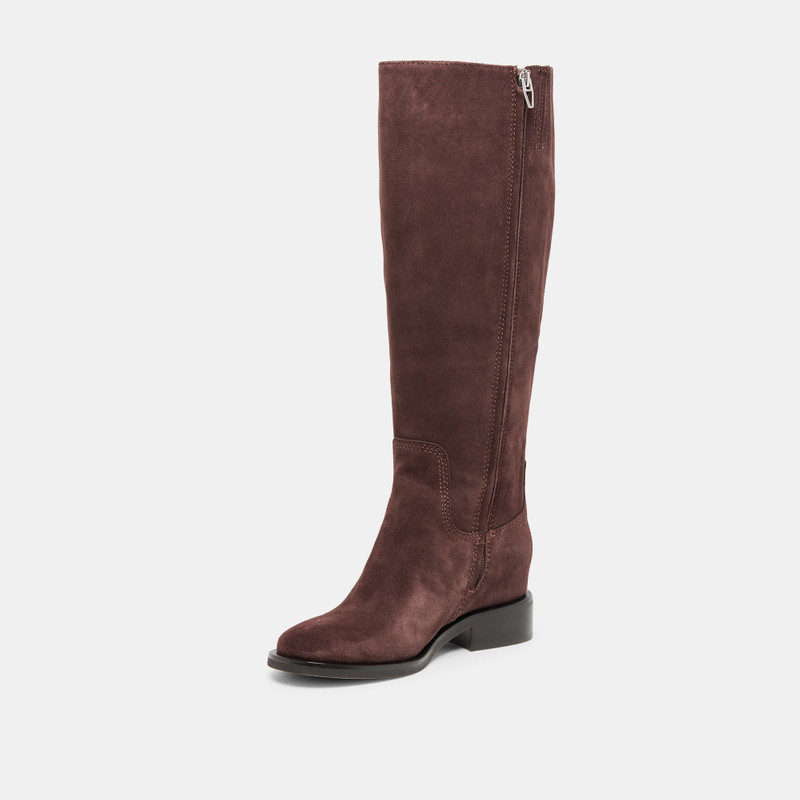 KILIAN H2O WIDE CALF BOOTS MAHOGANY SUEDE 7