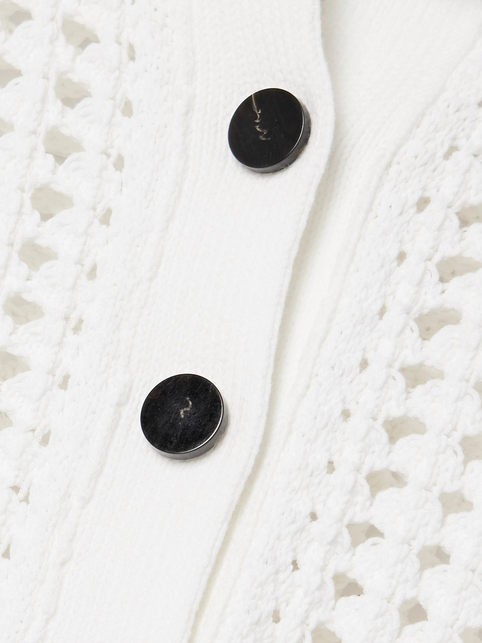 Micah crocheted mini dress Off-white - 4