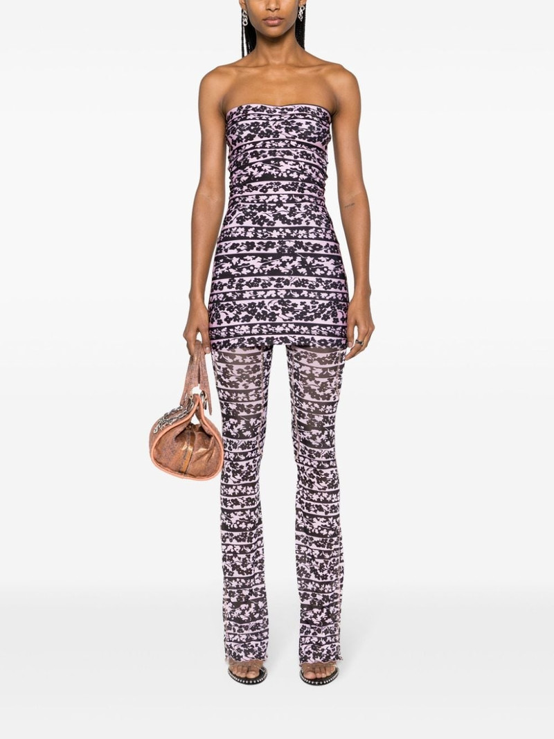 KNWLS Skinn Blossom-print minidress outlook