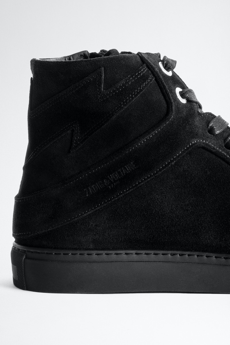 ZV1747 High Flash Suede Sneakers 5