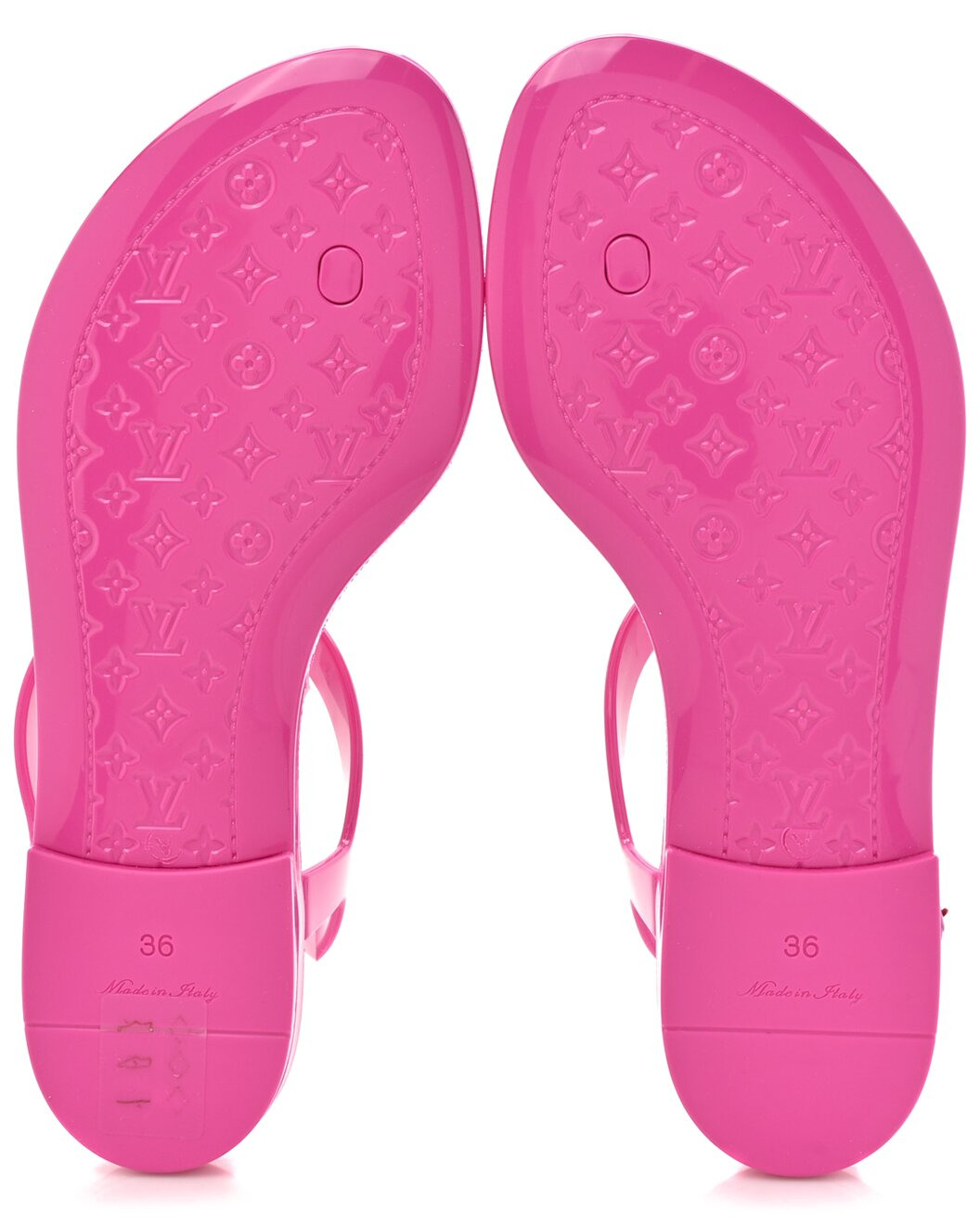 Louis Vuitton Rubber Bikini Thong Flat Sandal (Authentic Pre-Loved) - 3