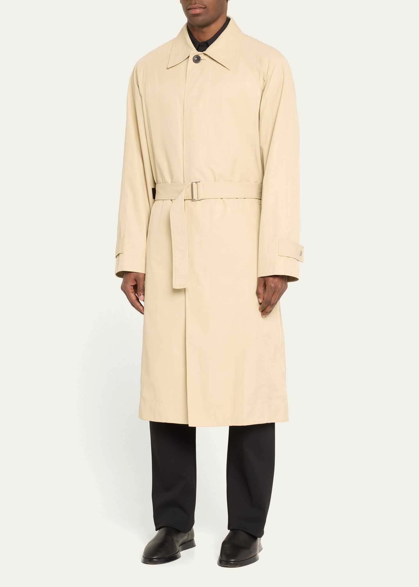 Men's Side-Vent Trench Coat - 4