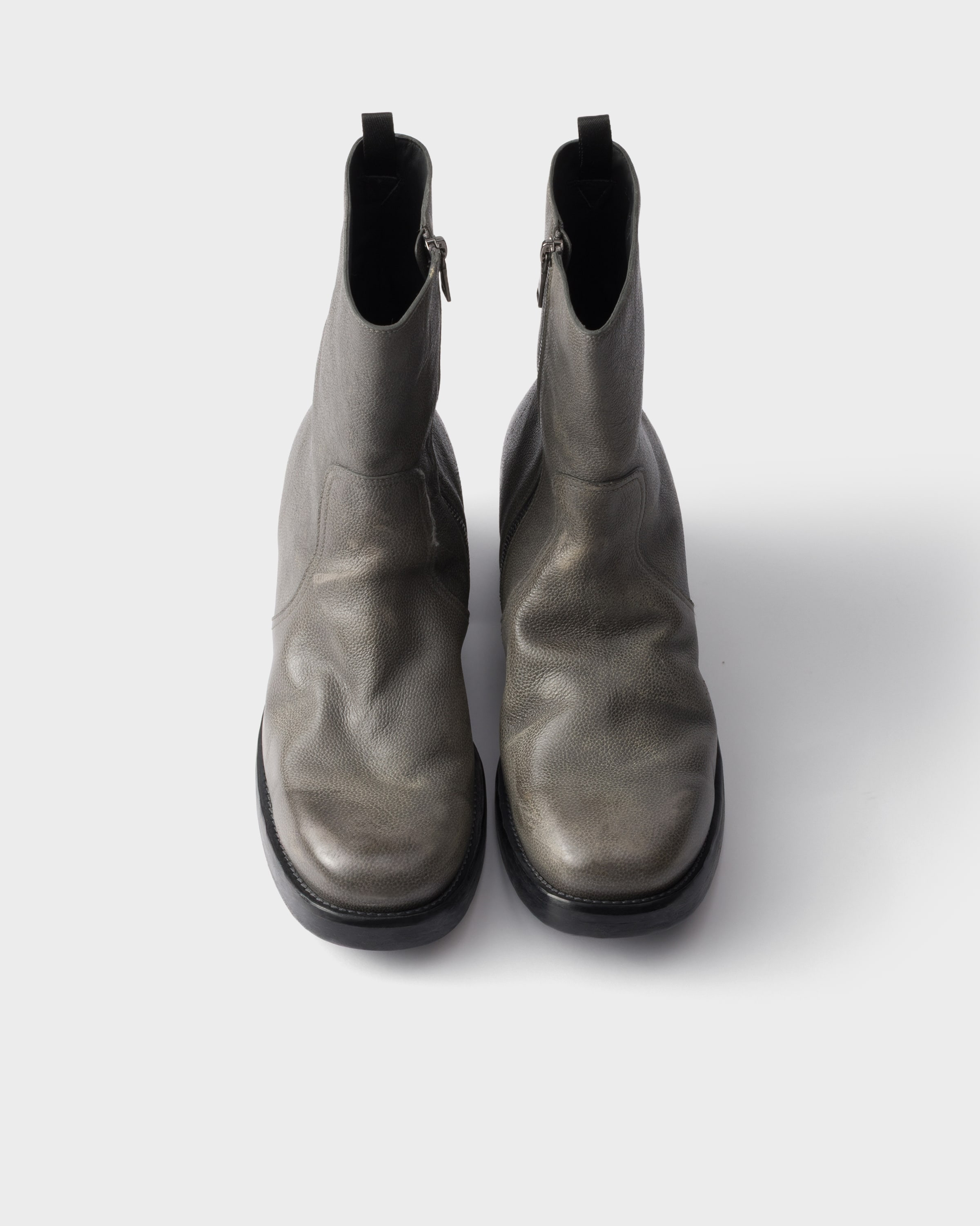Leather booties - 4