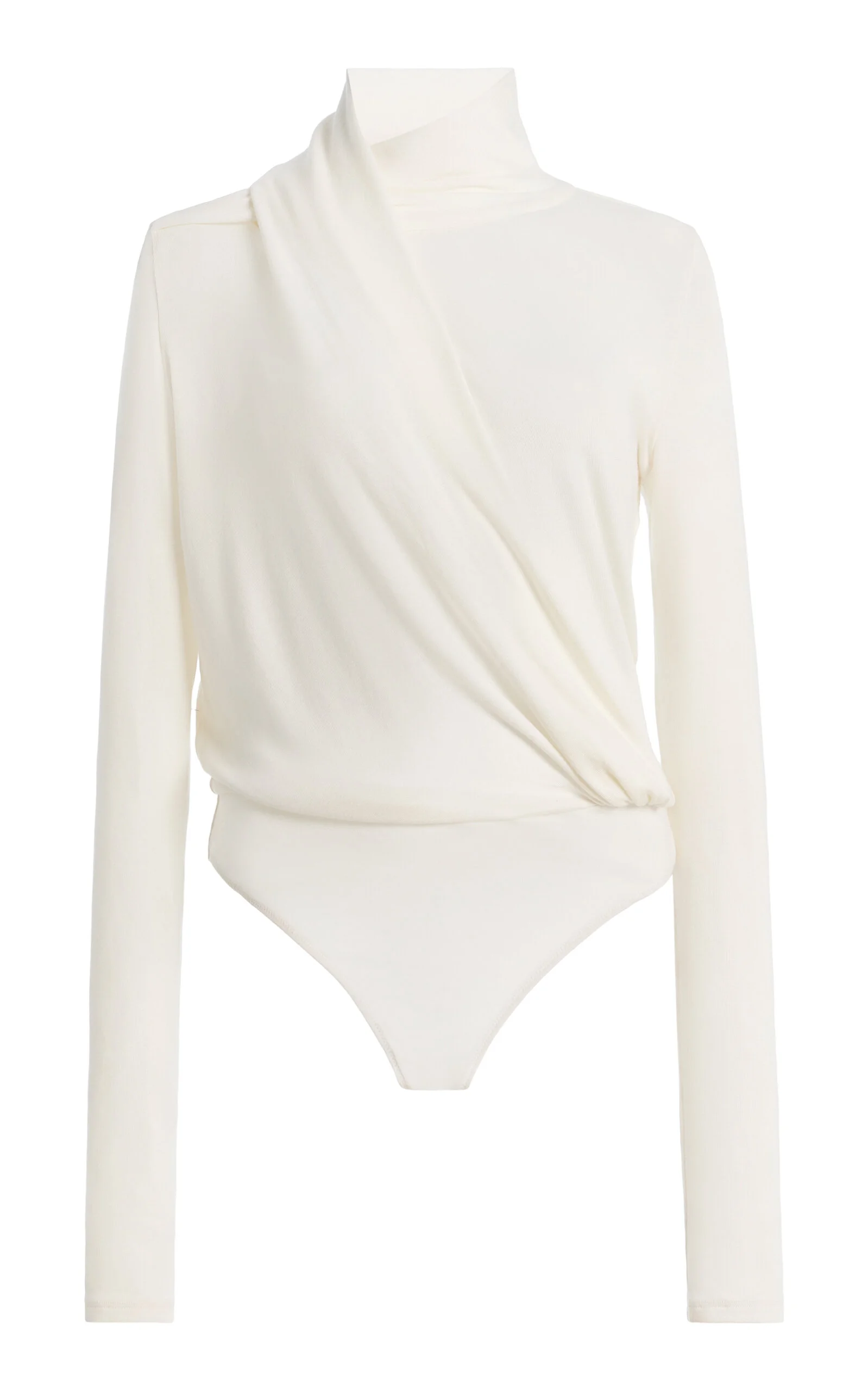 Sculptural Jersey Bodysuit - 1
