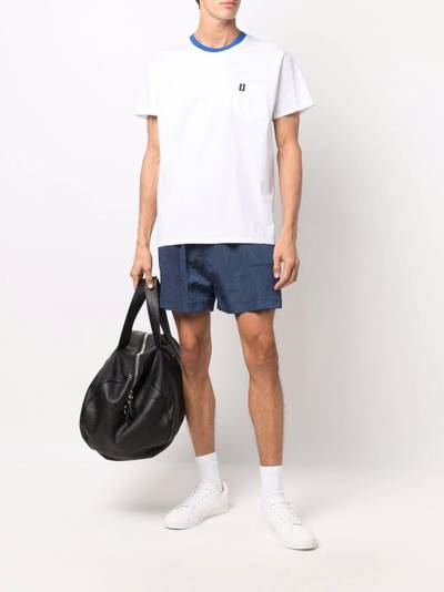 Mackintosh logo-patch track shorts outlook