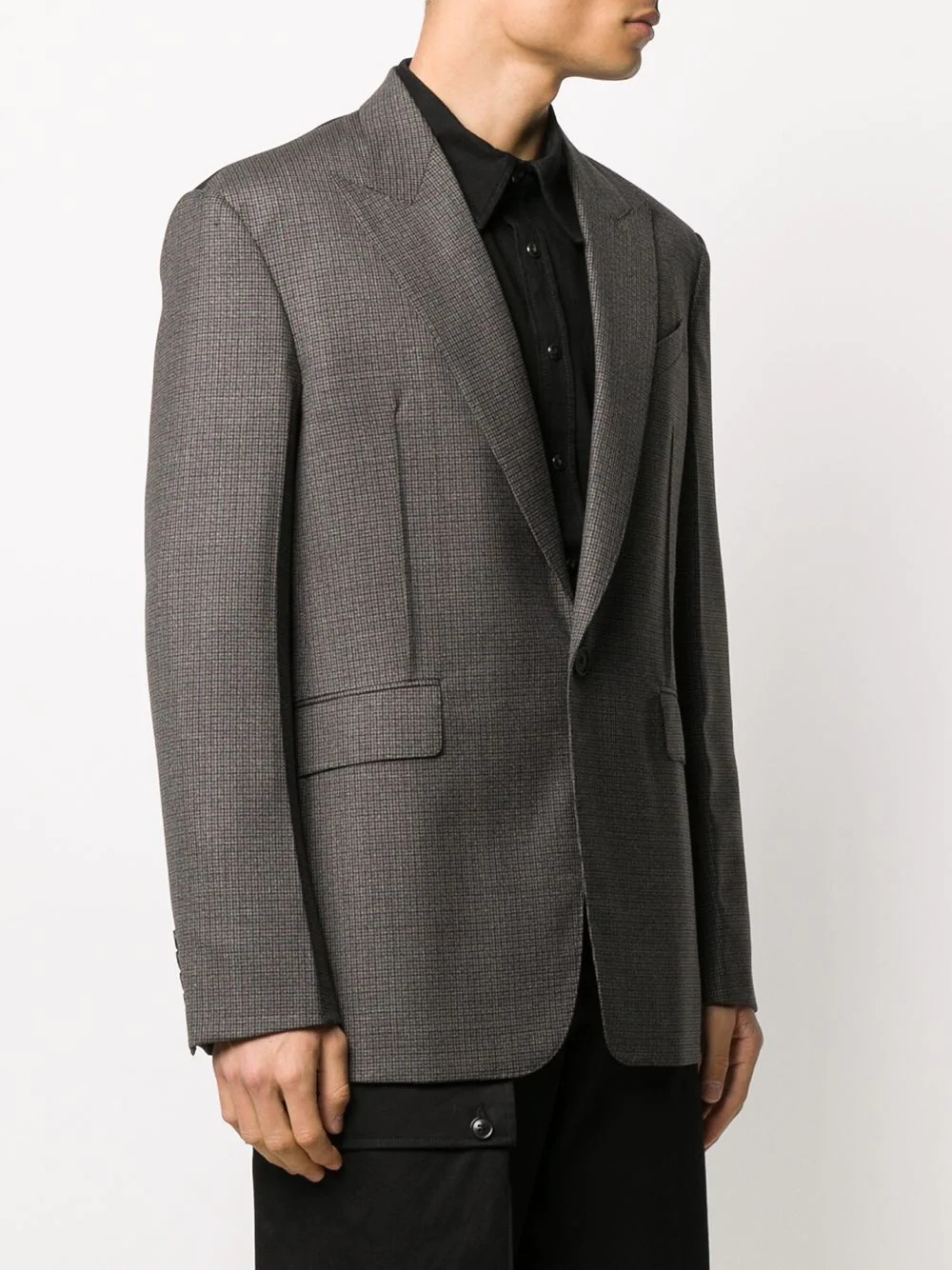 tweed tailored blazer - 3