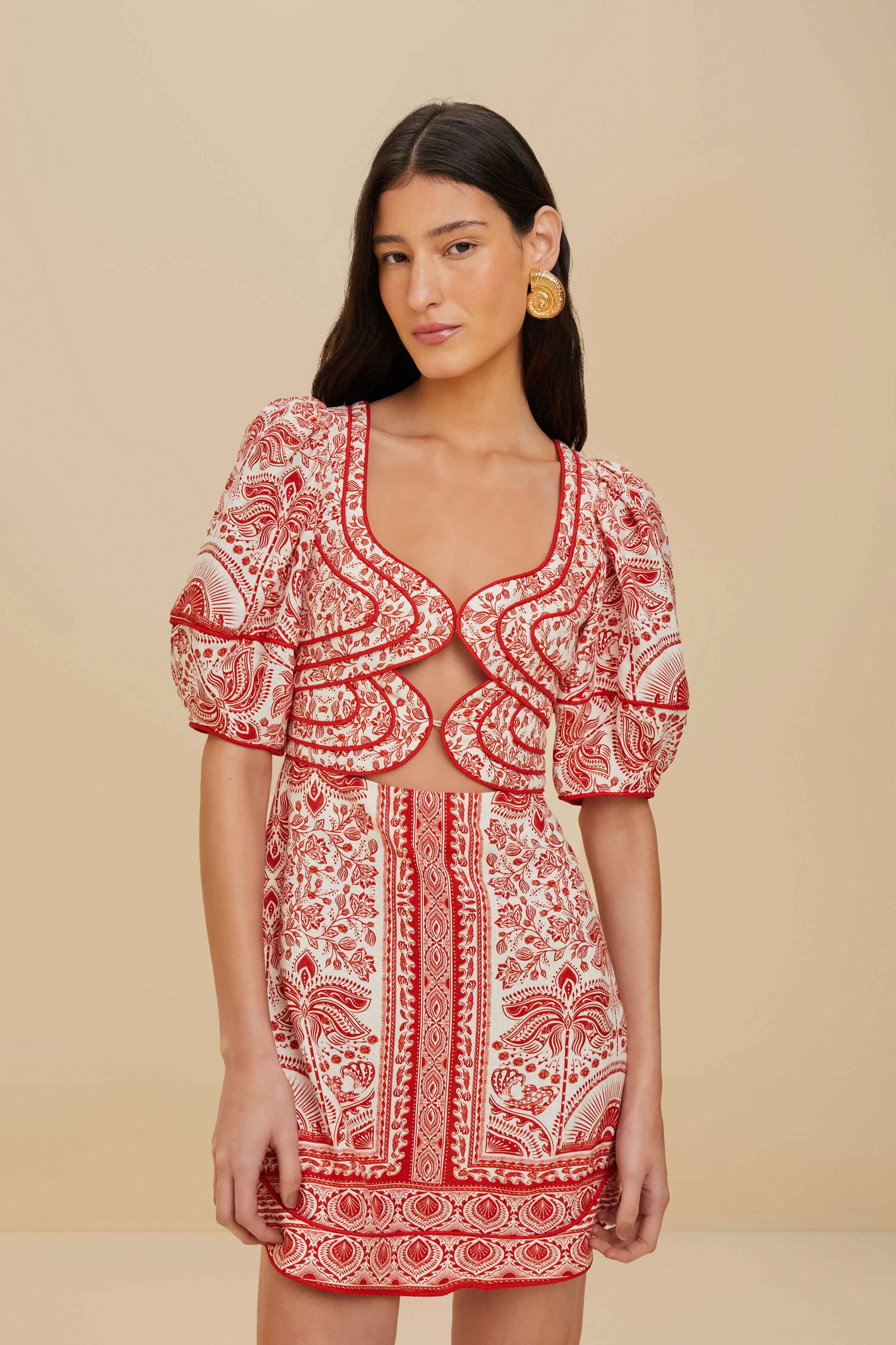 Red River Ride Lenzing™ Ecovero™ Euroflax™ Mini Dress - 1