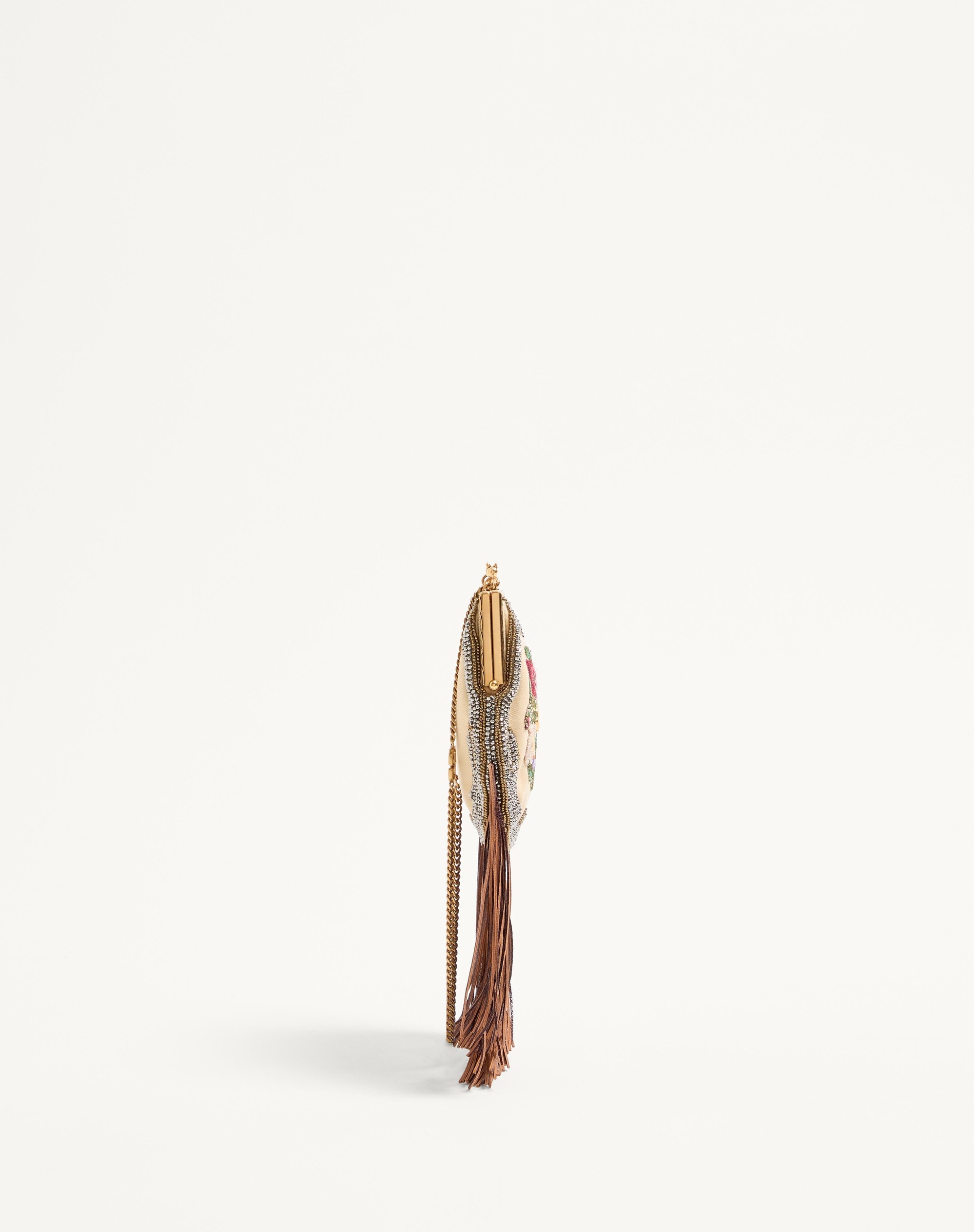 VALENTINO GARAVANI NELLCOTE FAIRYTALES SMALL CLUTCH EMBROIDERED WITH FRINGES - 3